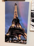 Eiffel Tower at night canvas