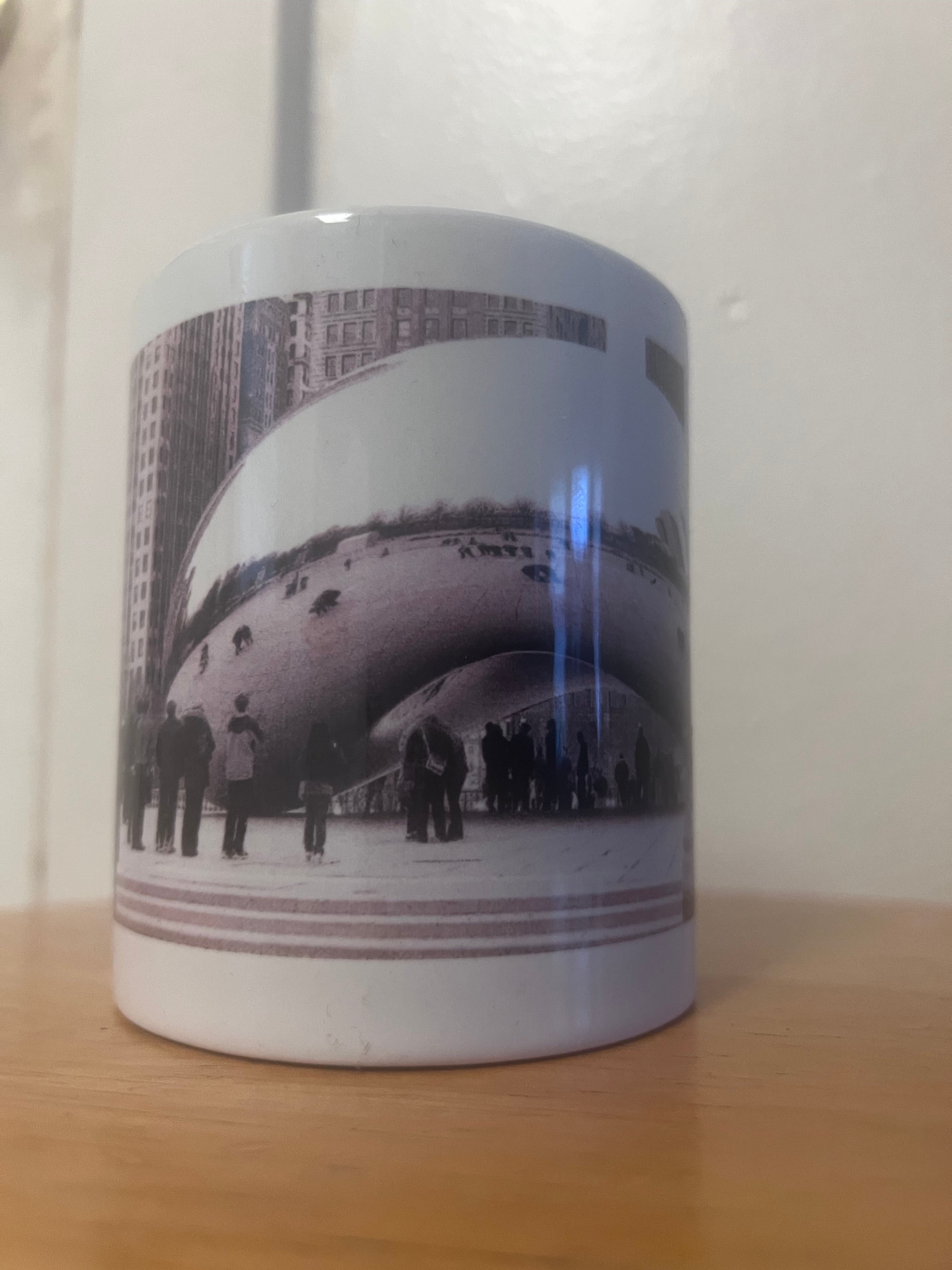 Chicago "Bean" Ceramic Mug – 4" x 3"
