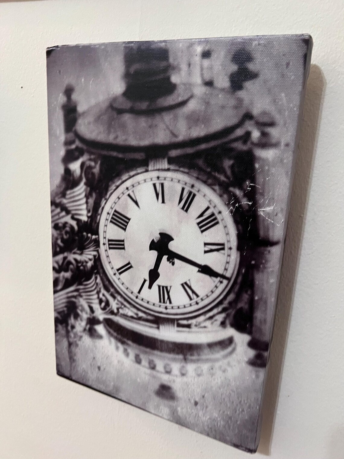 Marshall Fields Clock Photo Canvas
