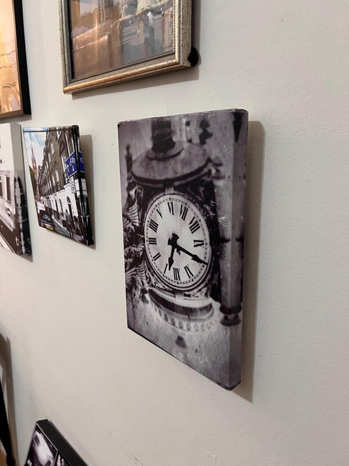 Marshall Fields Clock Photo Canvas
